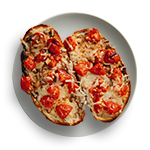Garlic Bread Cheese & Tomato 